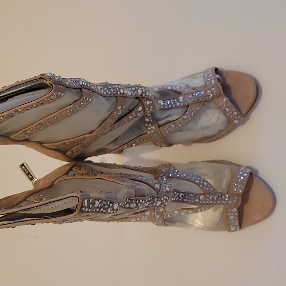 Cream Booties Size 7.5